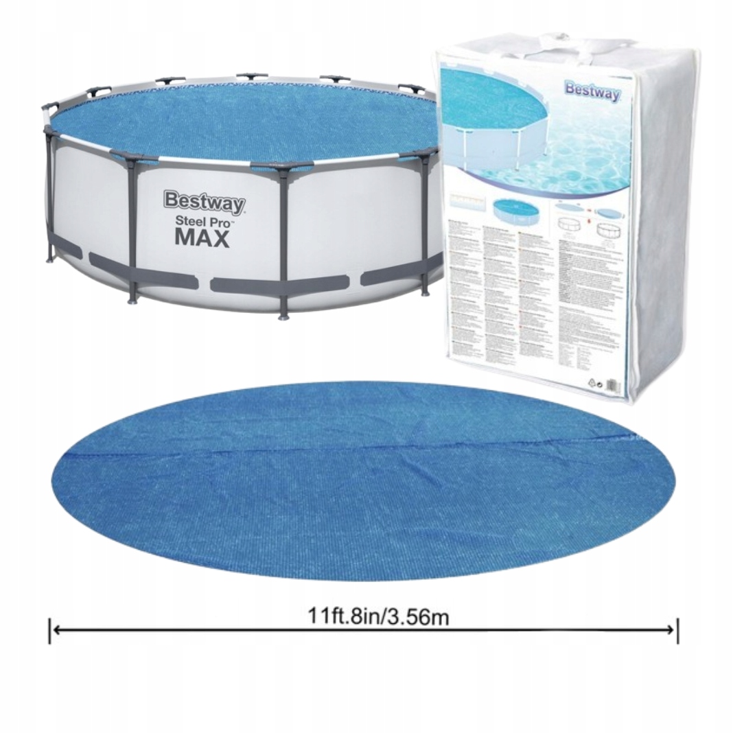 Mata Grzewcza Osłona Solarna Do Basenu Podgrzewanie Wody Bestway 366 cm