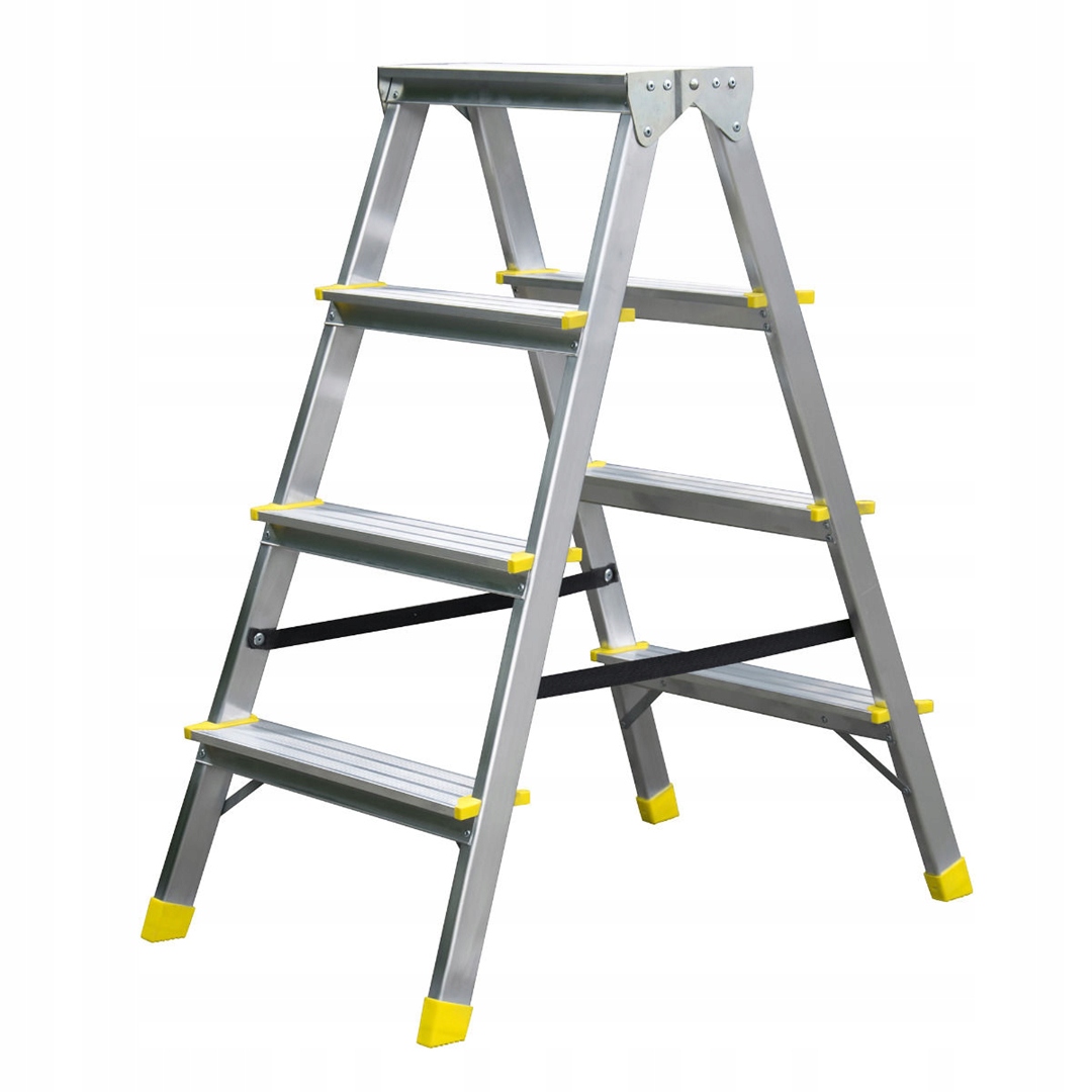 Hliníkový rebrík 2x4 stupne certifikovaný 150 kg