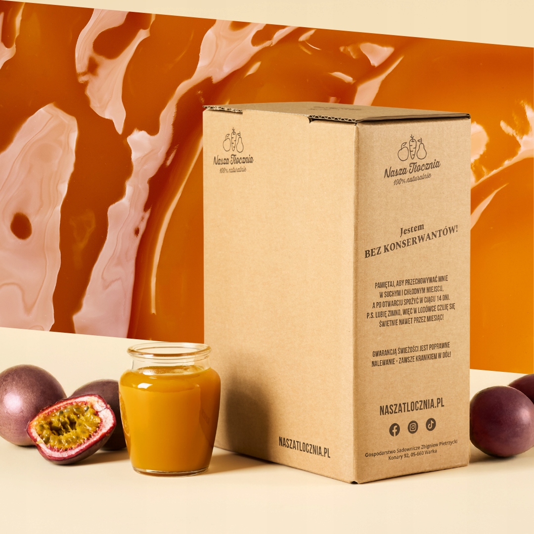 100% pyré Marakuja Pyré z Marakui passion fruit drinky zmrzlina 3kg