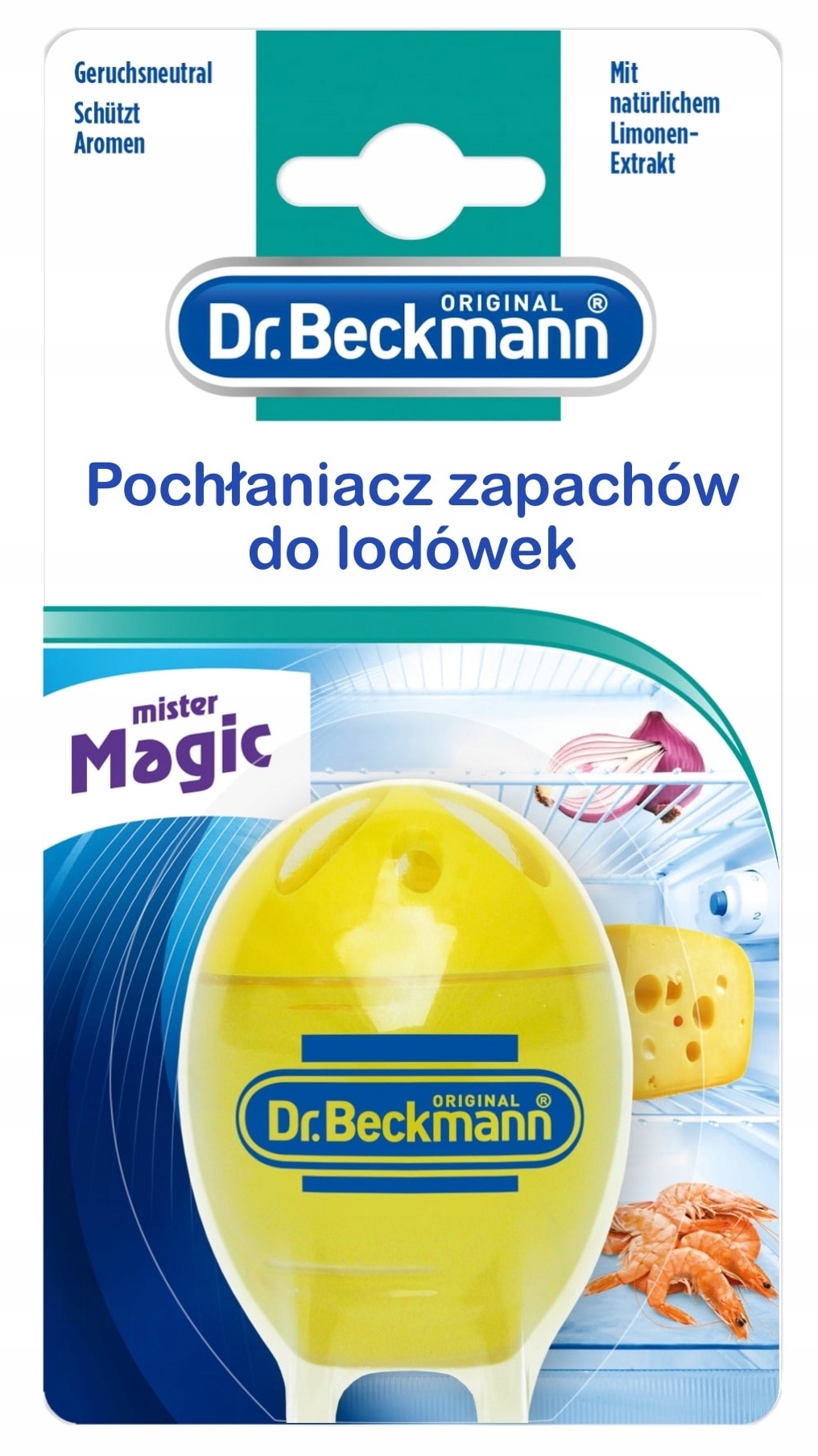 

Pochłaniacz zapachów do lodówek Dr Beckmann 40g
