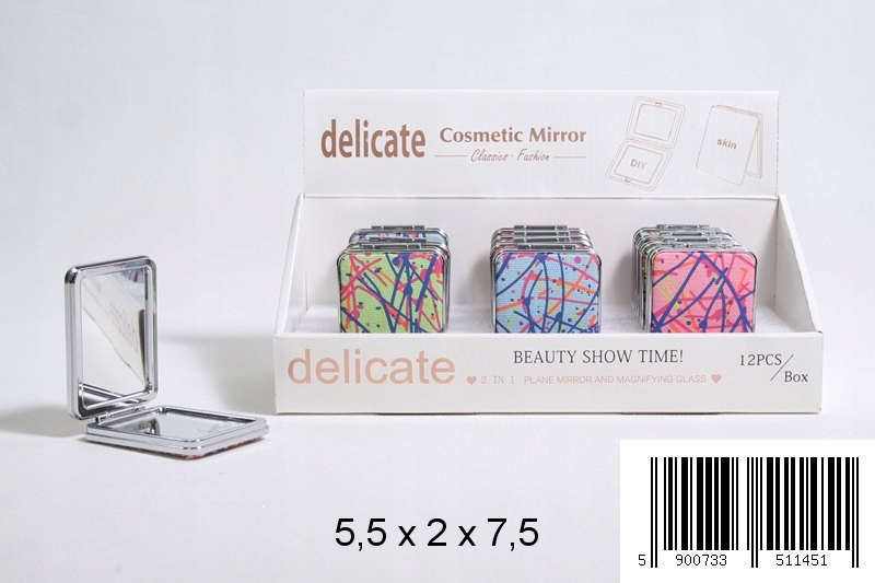 LUSTERKO PODRĘCZNE kieszonkowe RÓŻNE KOLORY Marka Midex