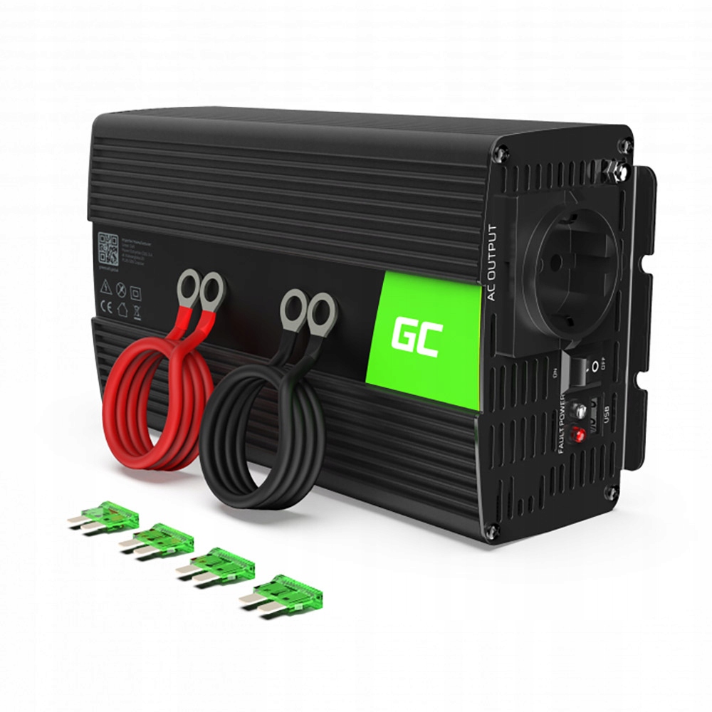 Měnič Napětí Automobilová Invertor 24V 230V 1000W 2000W Sinus Usb Do Tira