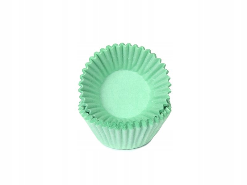 

Papilotki do mini muffinek miętowe 100 szt.