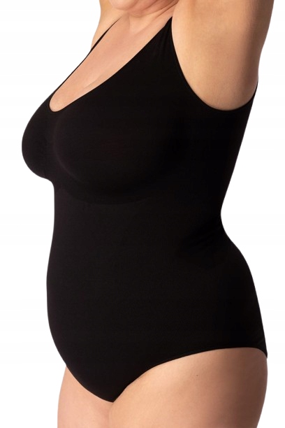 Mona Queen Size Dámské Modelovací Body Shapewear černé, velikost 3XL