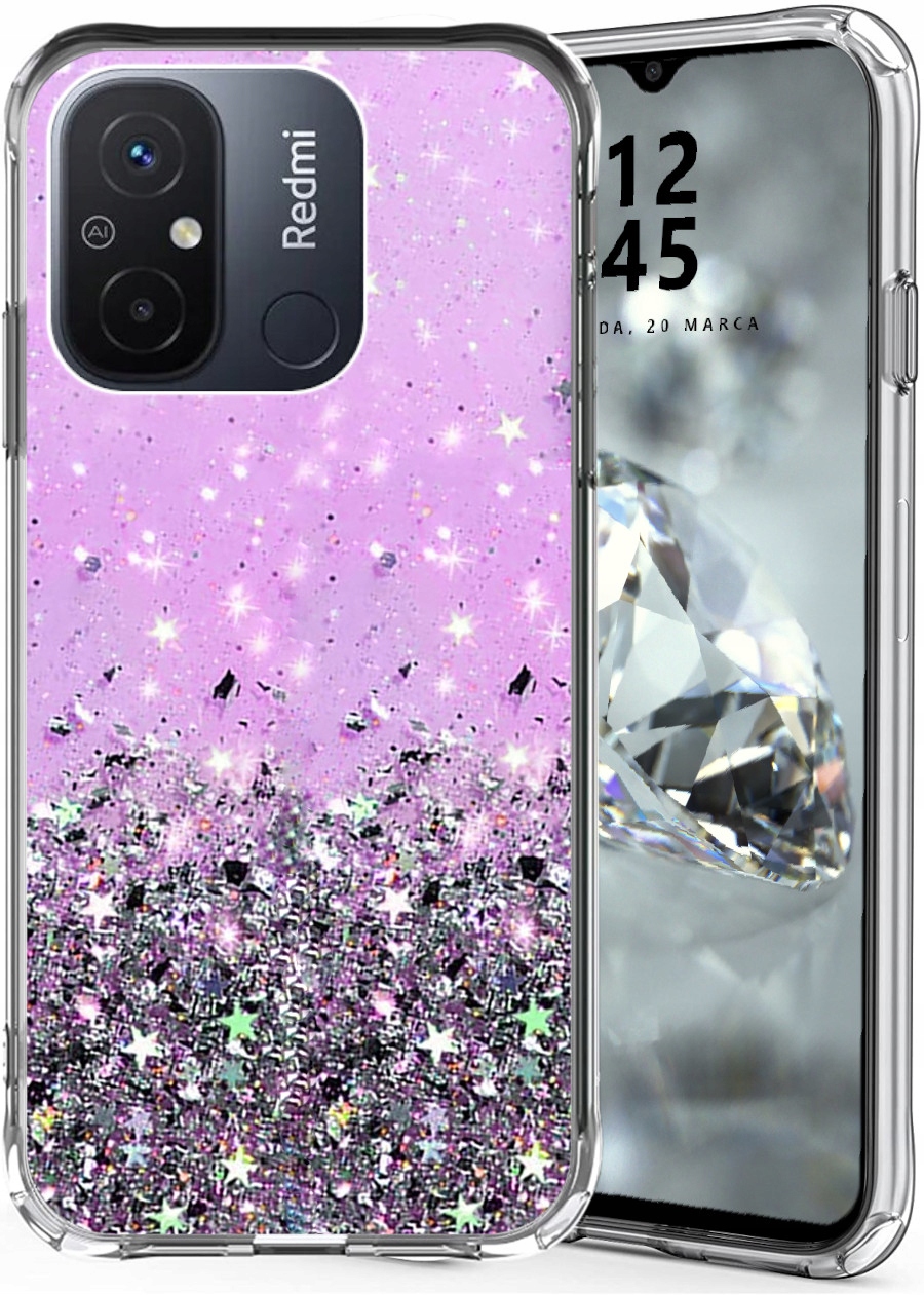 

Etui Do Redmi 12C Shining Brokat Case