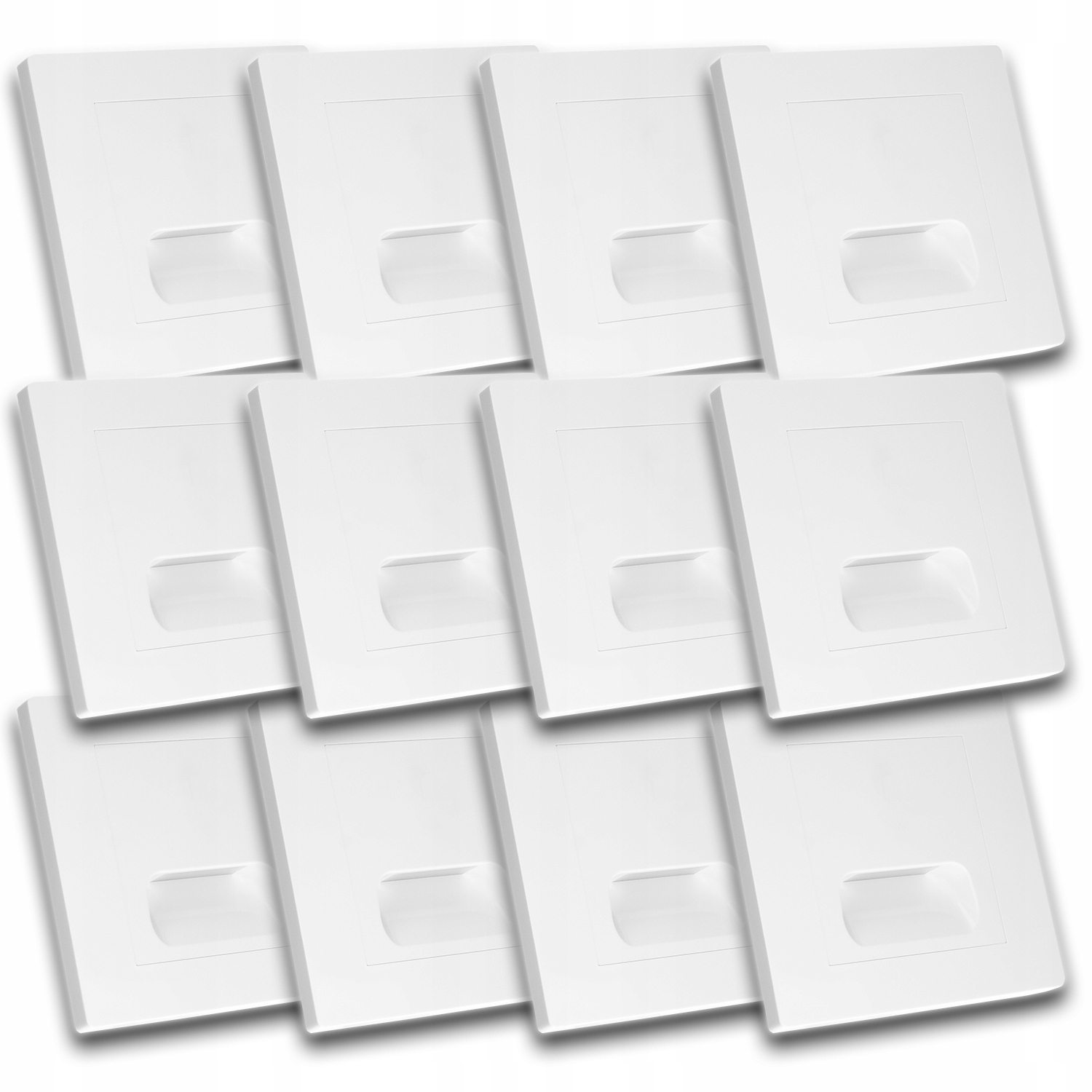 12x Moderní Led Svítidlo Osvětlení Schodů Bílá Schodišťová Lampa