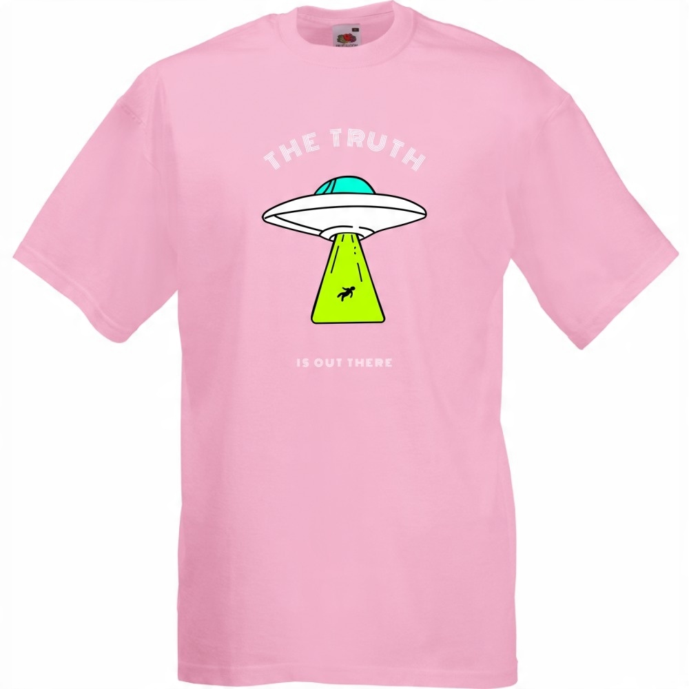 

Koszulka the truth is out there ufo XL różowa
