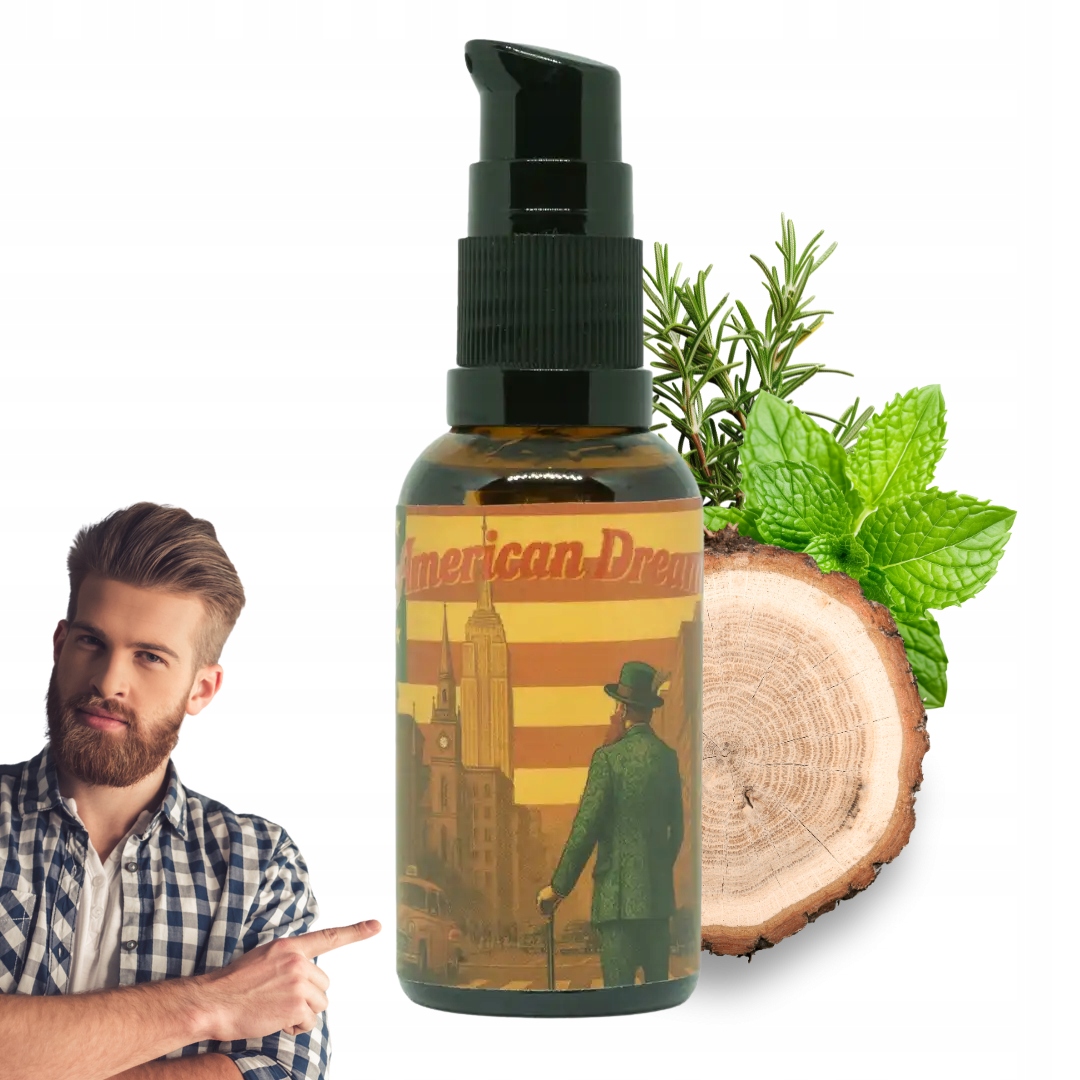 Jobski Cosmetics American Dream Vyživující a hydratační olej na vousy 30 ml