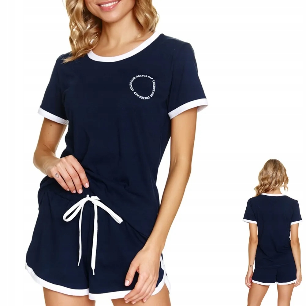 Dámské pyžamo Doctor Nap 7217 S 36 Tmavě modrá