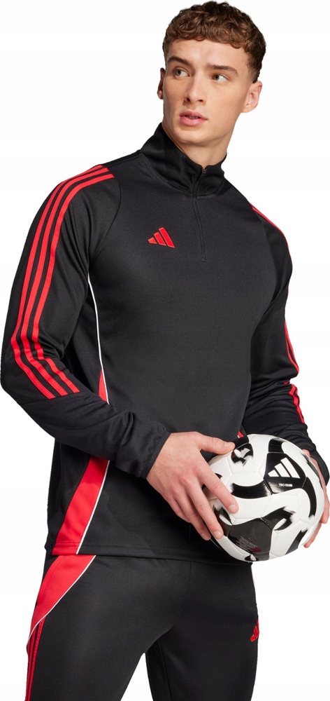 Pánská Mikina Adidas Tiro 24 Training Top Černo-červená JN4565 velikost XL