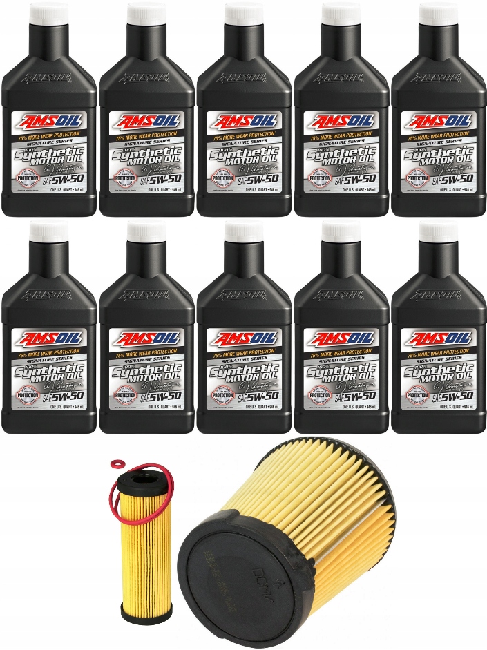 AMSOIL 5W50 + FILTRY FORD MUSTANG 5.2 2017-2018