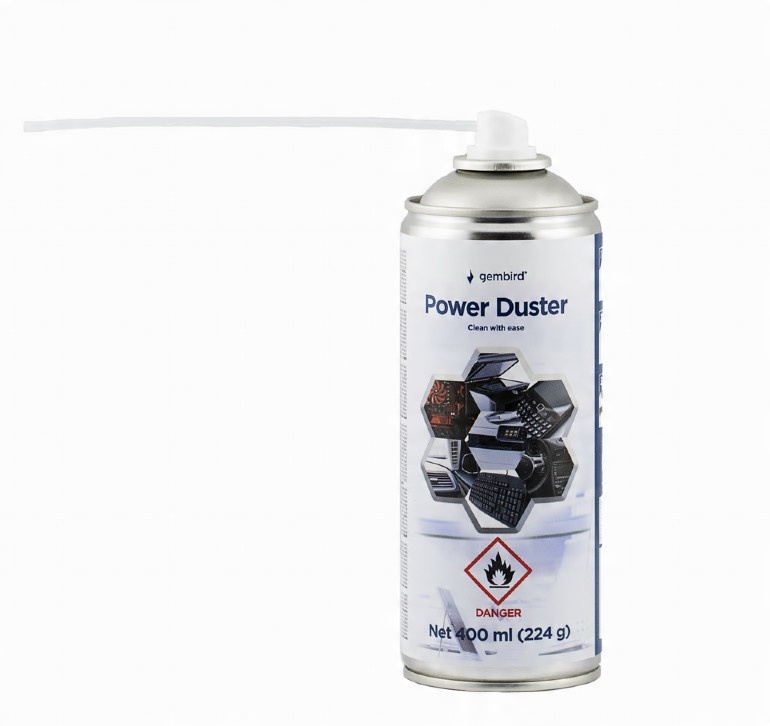 

Sprężone Powietrze Z Rurką 400ML Gembird Wydajne