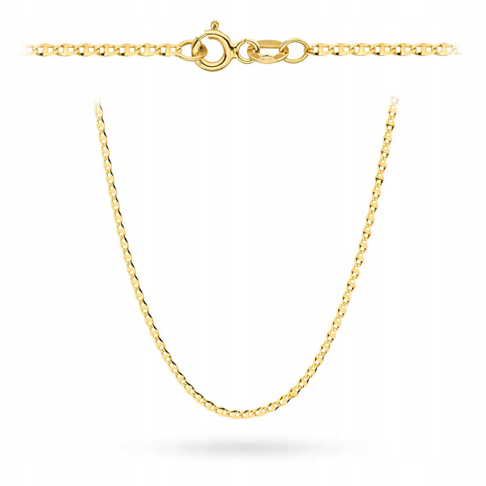 Zlatý řetízek Gucci 45 cm 585 14K, hmotnost 1,87 g, gravírování šperků