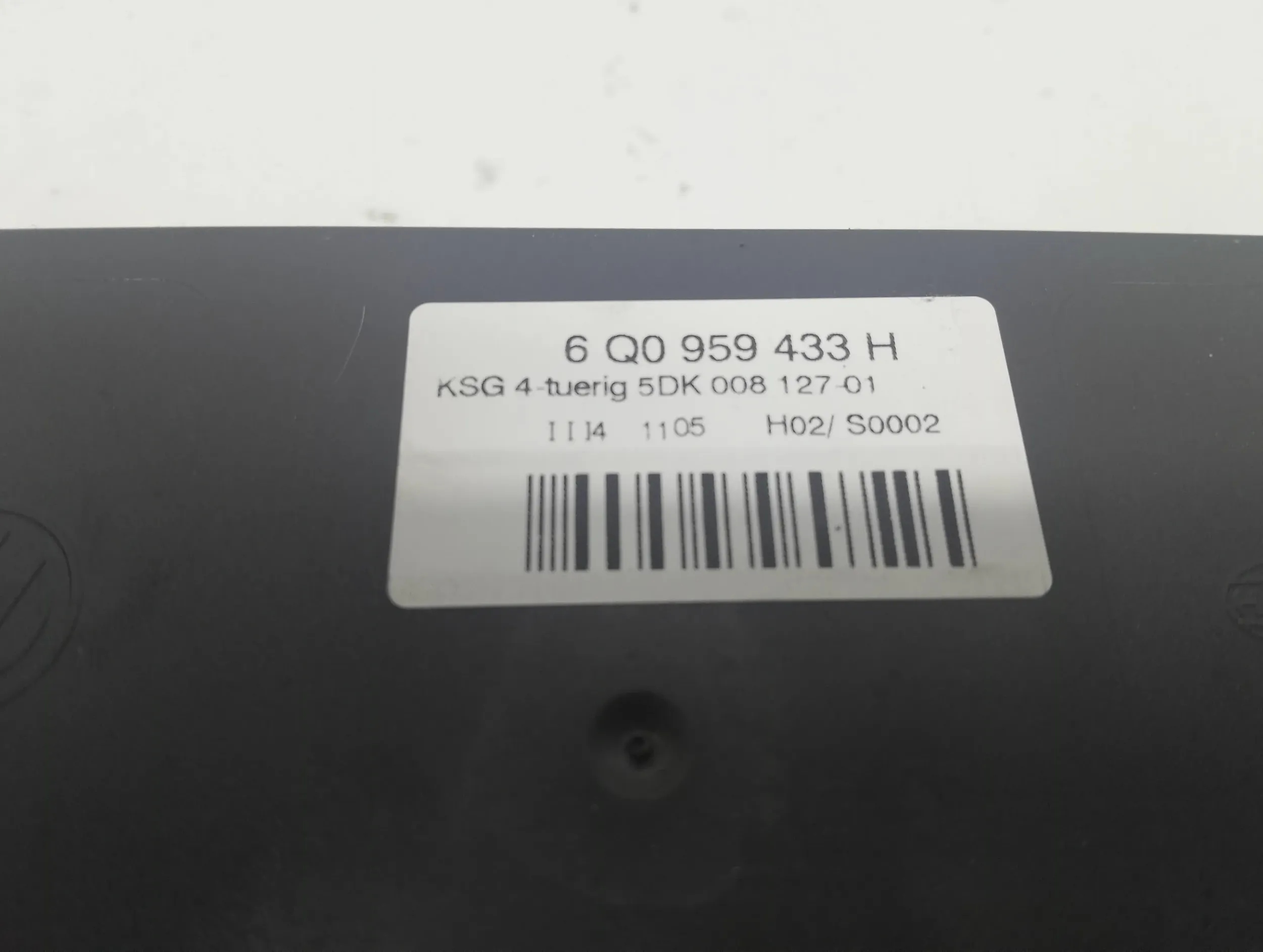 Unité commande confort Volkswagen Polo 9N 6Q0959433H 5DK00812701