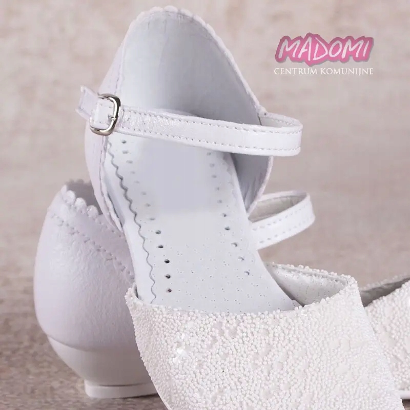 Buty komunijne dla dziewczynki kawior do komunii dziewczęce komunia 167-27 Okazje komunia