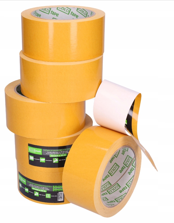 TAŚMA DWUSTRONNA DO SKLEJANIA DYWANOWA 50mm x 5 m Długość 500 cm