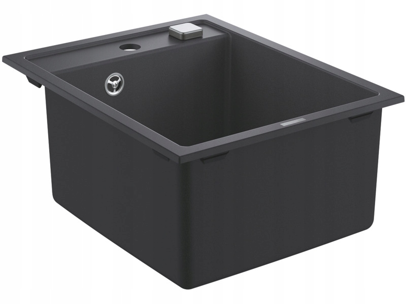 Zlewozmywak jednokomorowy Grohe K700 31650AP0 Czarny granit 40x50