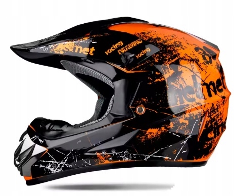 Motocyklová Přilba Crossová Enduro Na Cross Quada Motor Barvy Z/p r.XL