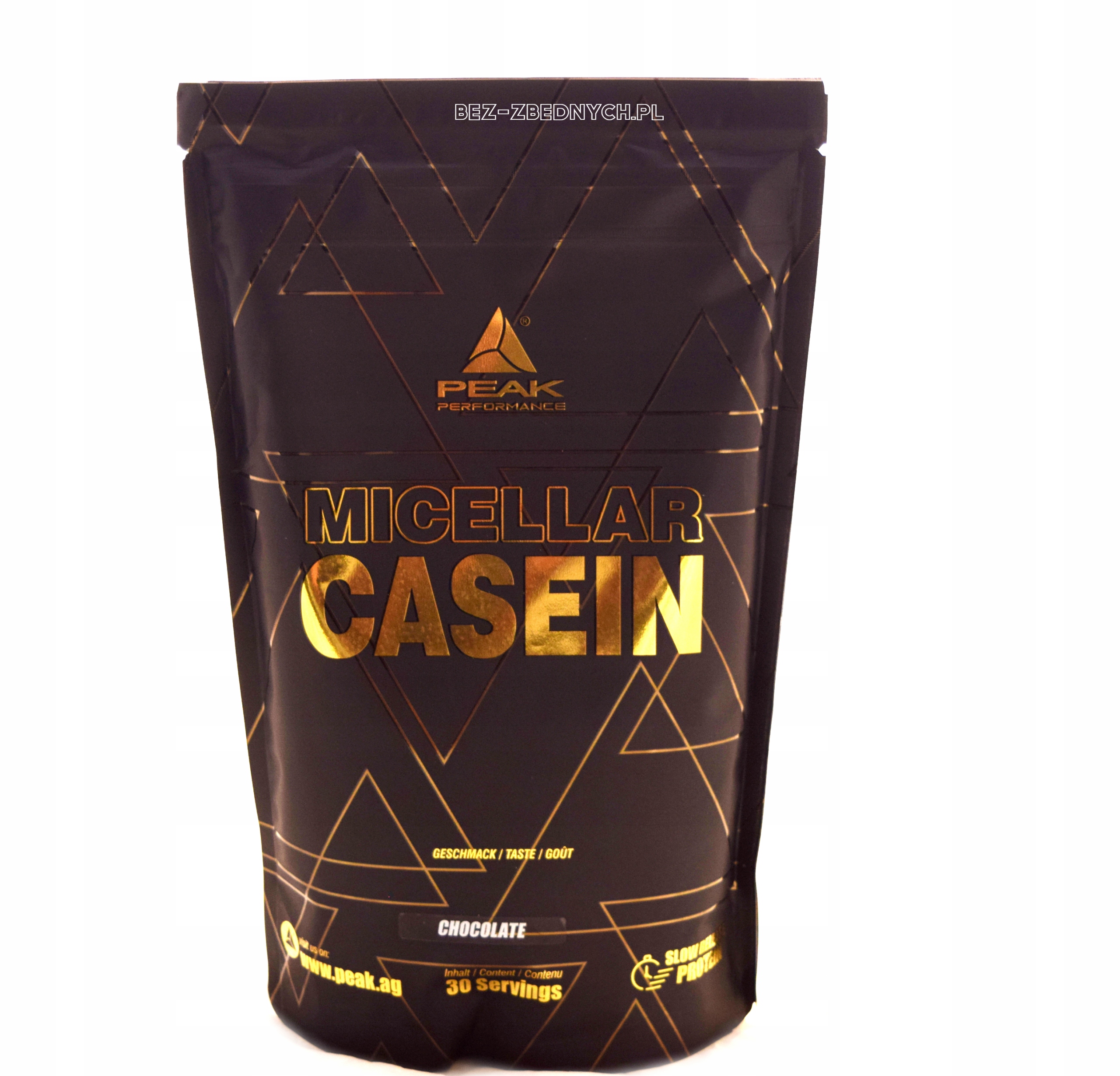 Peak Micelární doplněk Casein 900g Milk Protein Slow Release Bílkovina Choc