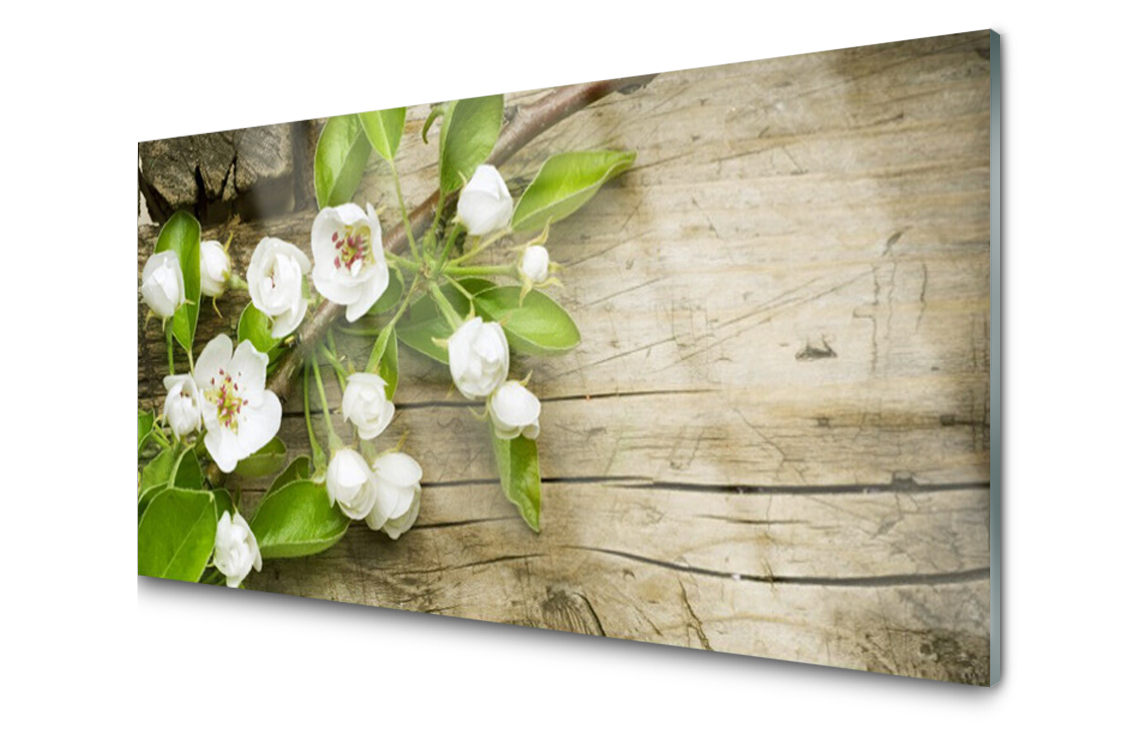 

Panel szklany dekor Kwiaty Roślina 120x60 + Klej