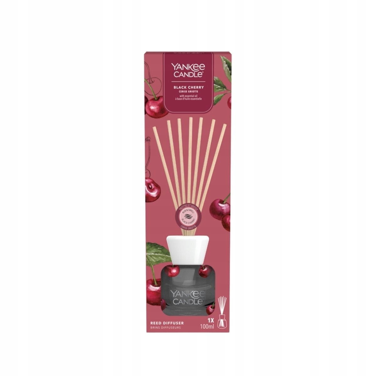 Yankee Candle Vonné tyčinky Black Cherry 100 ml