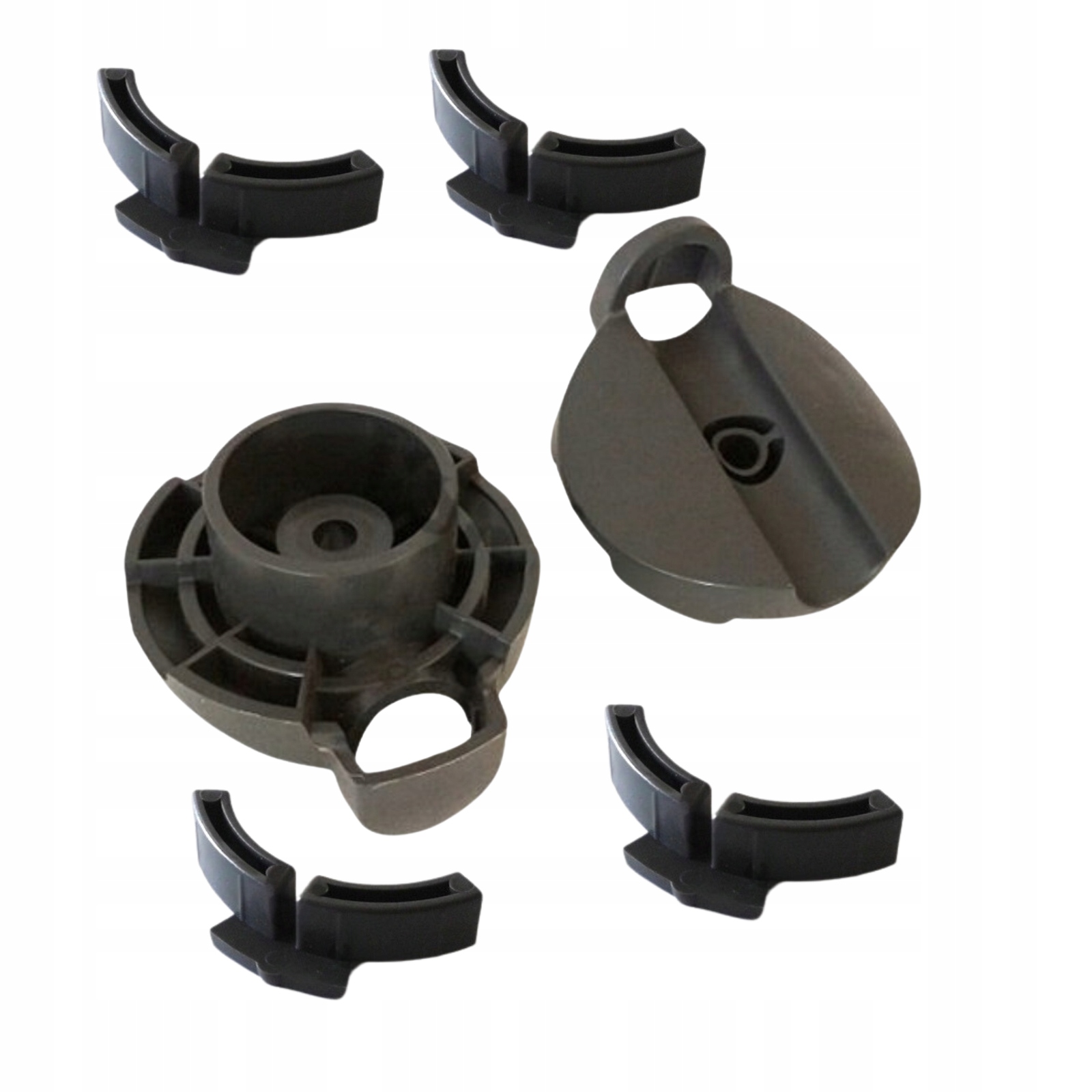 Blok mocujący wkładka obudowy uchwytu kosiarki Gardena 36E 42E Zestaw