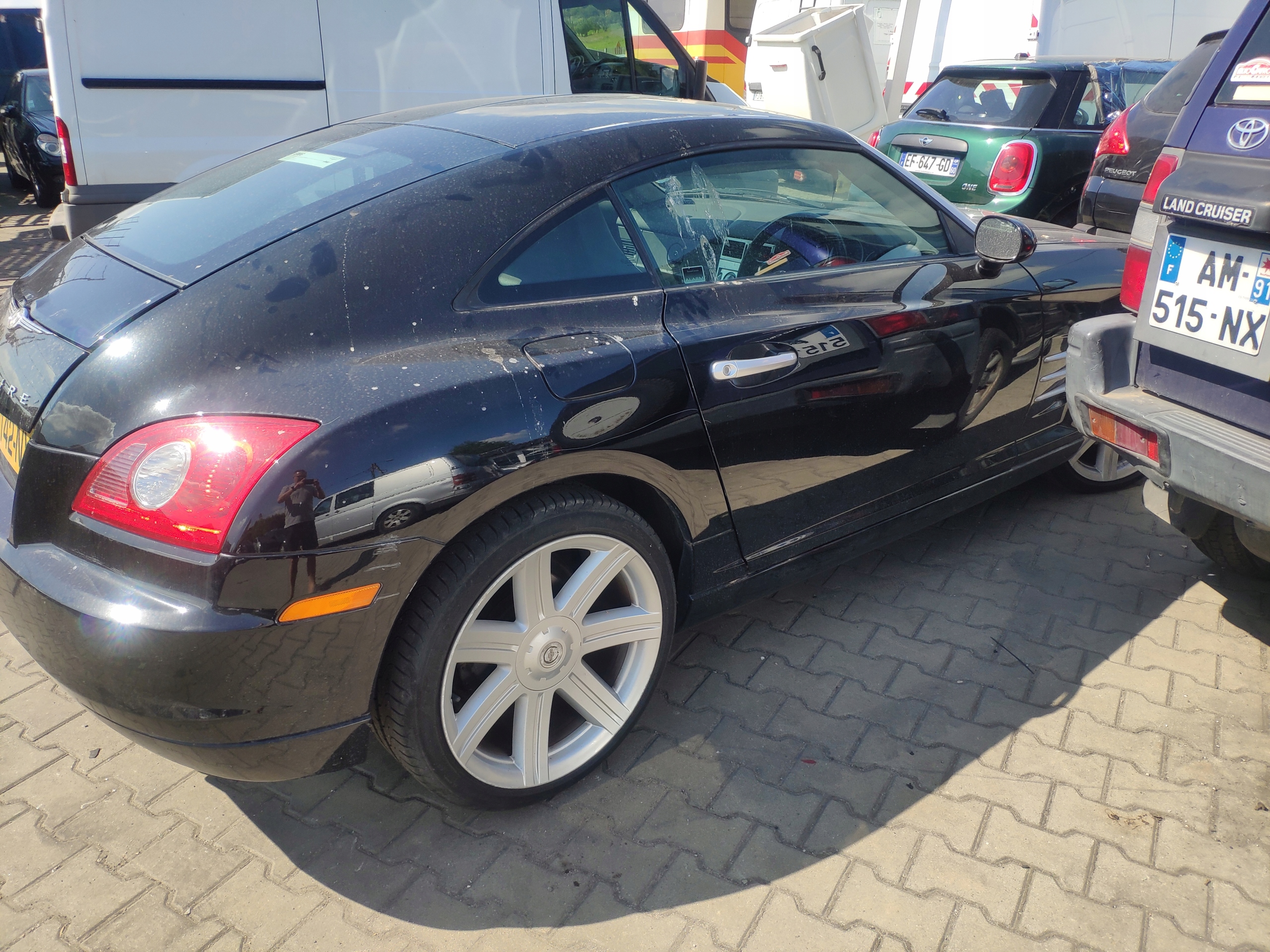 CHRYSLER CROSSFIRE ремень безопасности передний 566186701