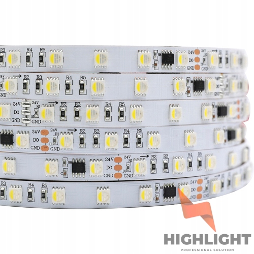 15 m Digitálna Led páska Rgbw 24V 60LED 5050 TM1814