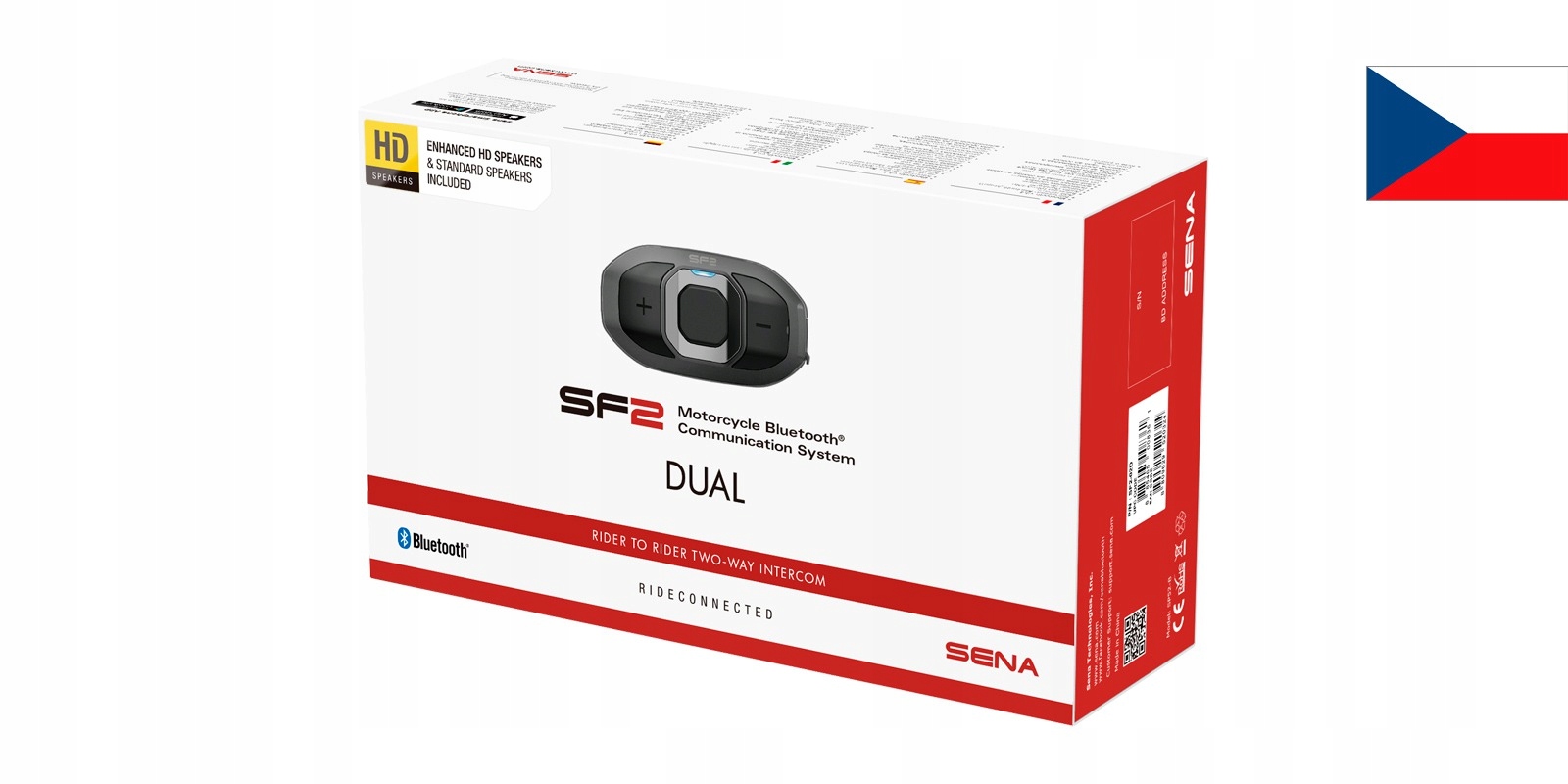 Bluetooth handsfree headset SF2 (dosah 0,8 km), Sena (sada 2 jednotiek) SF2-