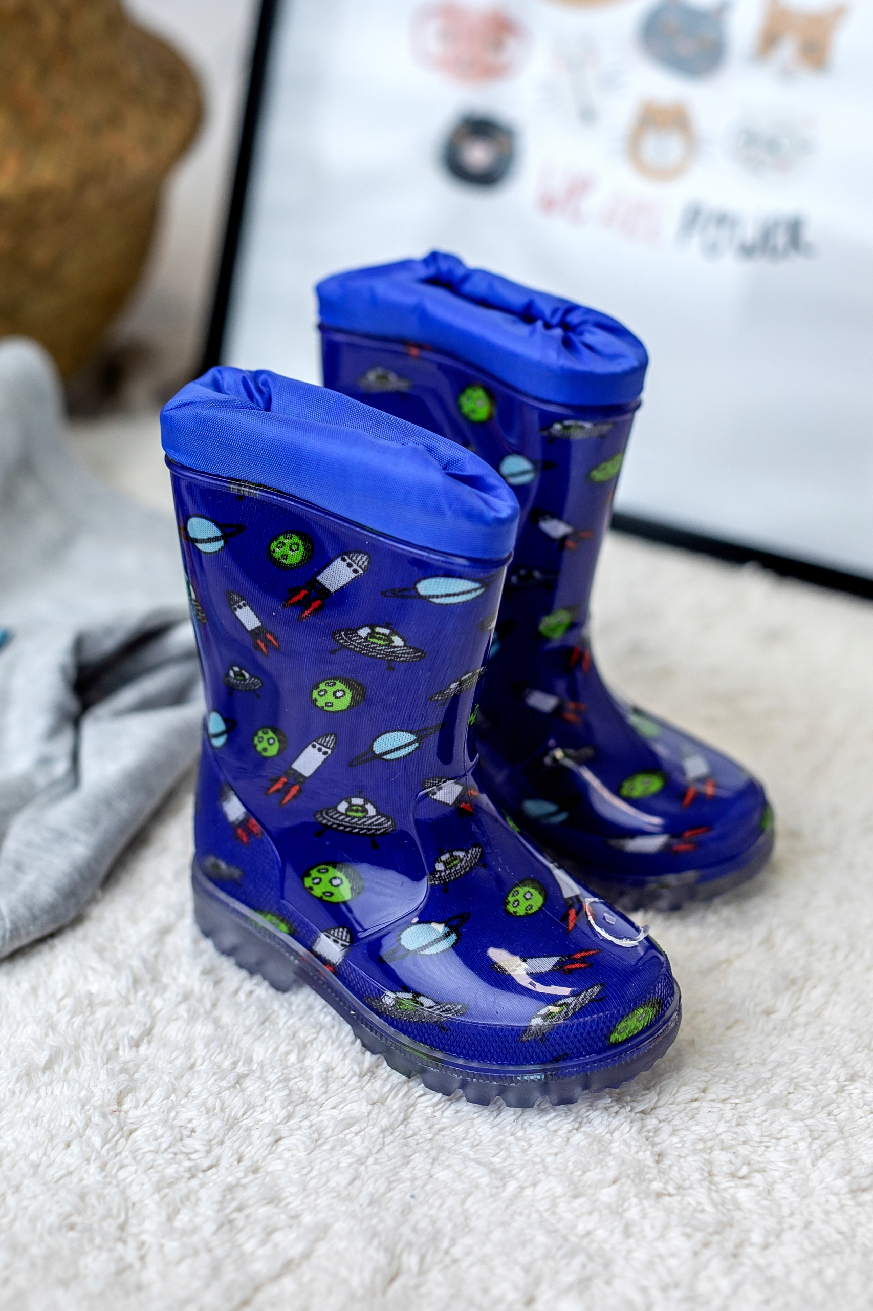 Kalosze dziecięce UFO niebieskie WOJTYŁKO (32) Kod producenta G4520V