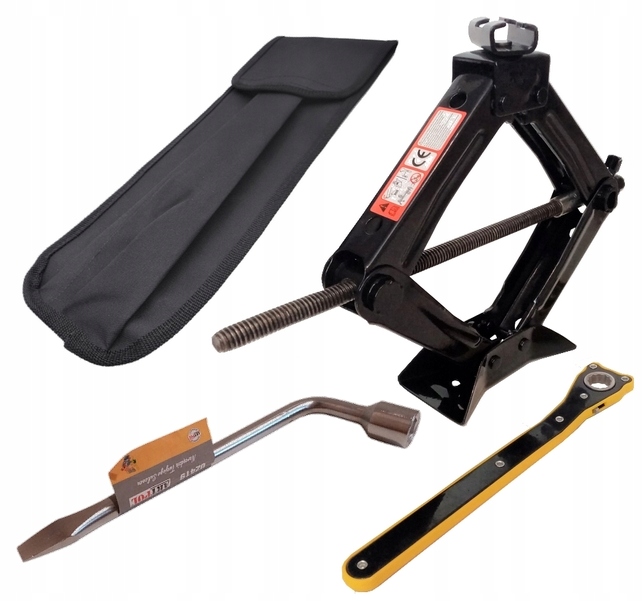 НАБОР ДОМКРАТОВ 2Т КОЛЕСНЫЙ КЛЮЧ 17 ЧЕХОЛ ДЛЯ ВНЕДОРОЖНИКА