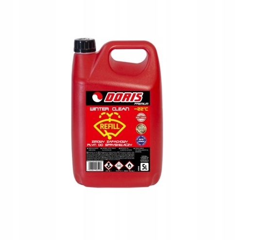 Zimowy plyn do spryskiwaczy paleta 44 sztuki x 5L Packaging volume 220 l