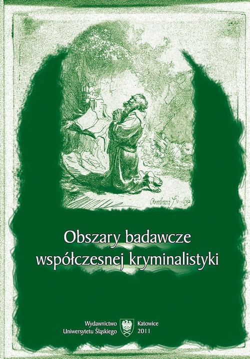 OBSZARY BADAWCZE WSPÓŁCZESNEJ KRYMINALIST.. EBOOK