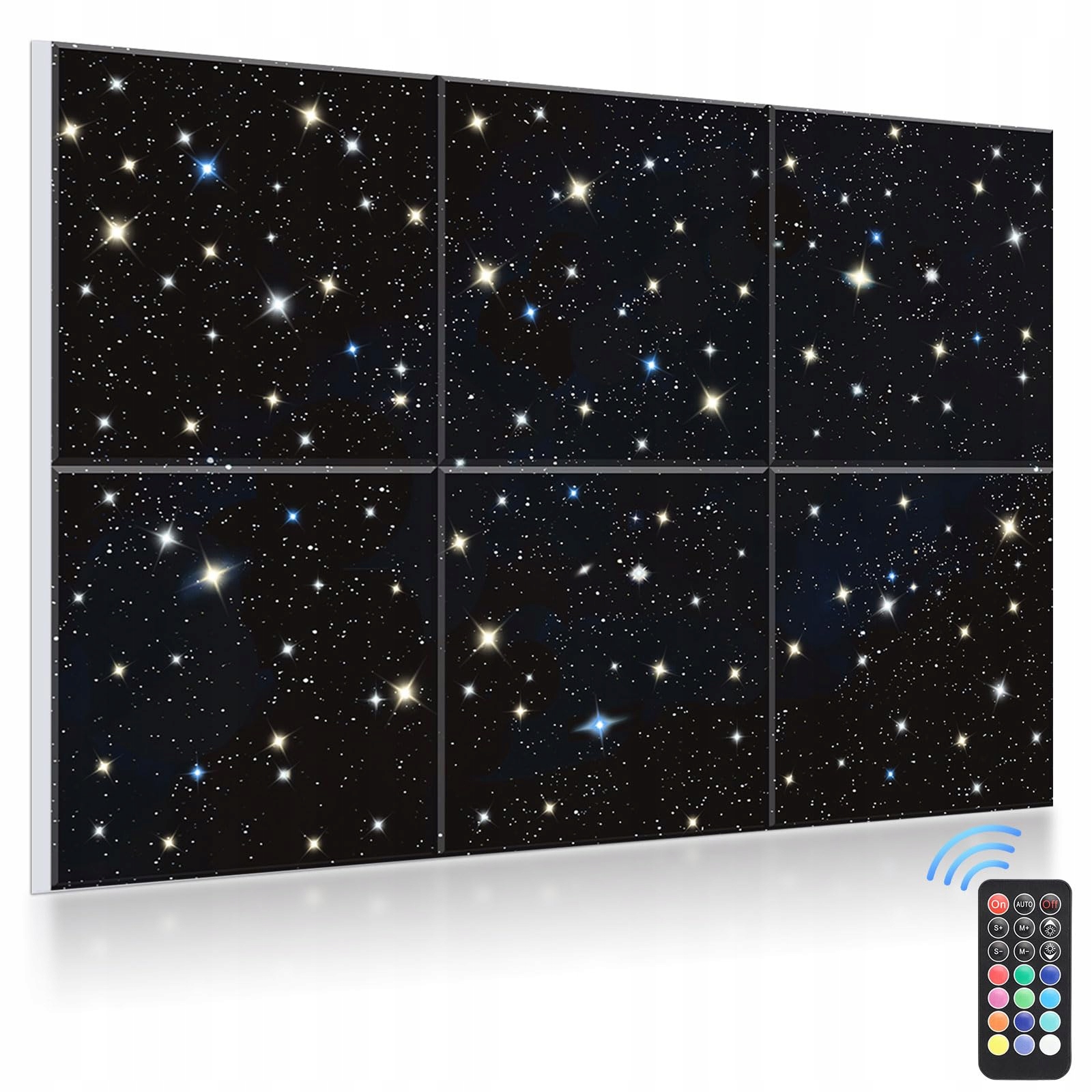 Akustické panely Umelecké samolepiace hviezdy 180 x 120 cm