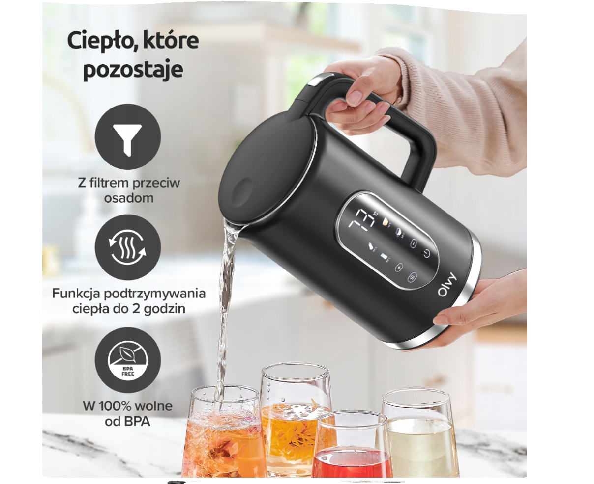 Webber WK-110 1,5l 1800W Regulacja temperatury