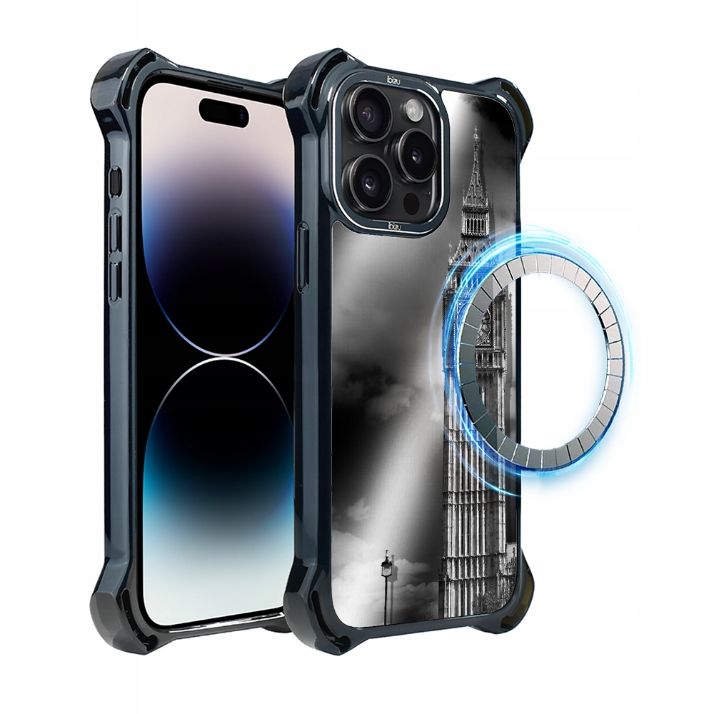 Pouzdro pro iPhone 14 Pro Max Ibizu DropGuard Ultra s MagSafe, Big Ben
