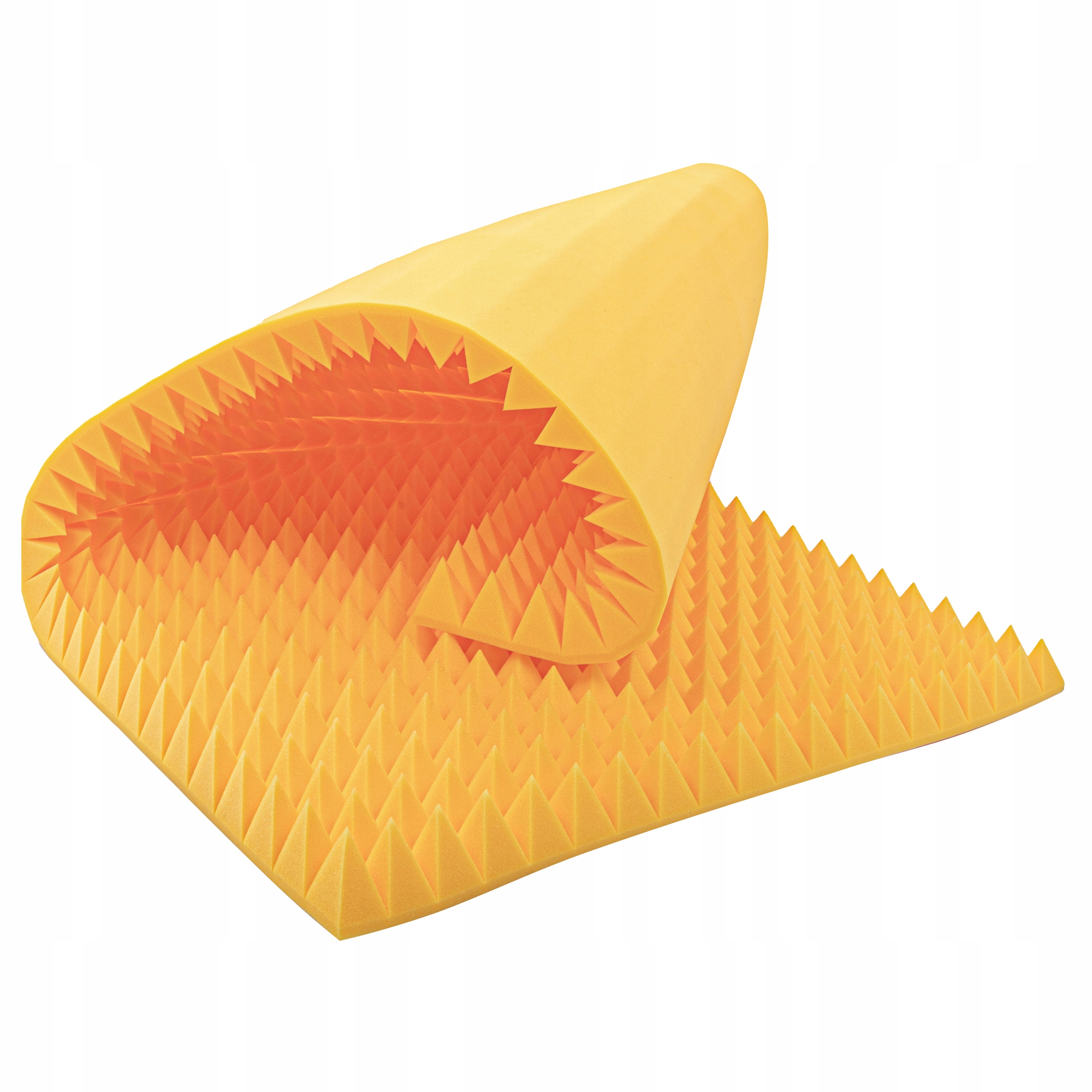 Akustický panel utlumující nepravidelný povrch, účinné tlumení