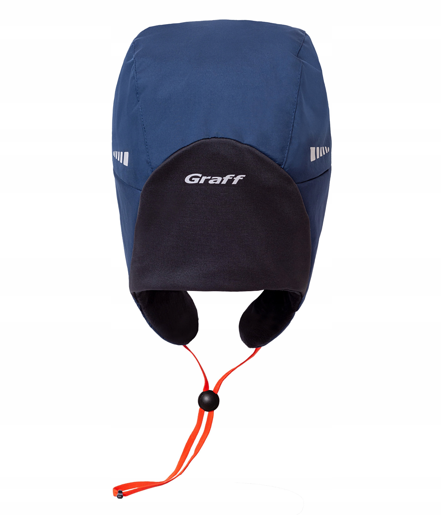 CZAPKA ZIMOWA 118-O-B-3 GRAFF 54-58 Z MASECZKĄ Kolor dominujący odcienie niebieskiego