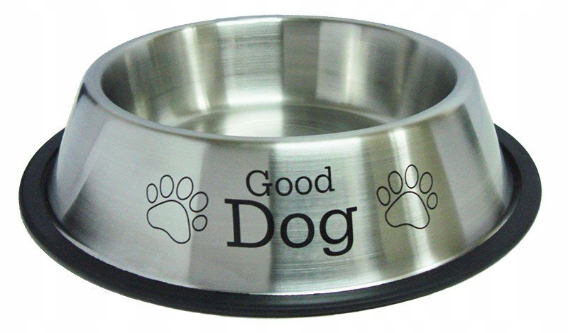 

Miska Dla Psa Metalowa Antypoślizgowa Srebrna 0.2L