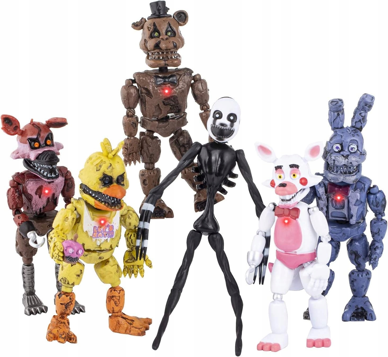 FNAF FIGURKA FIVE NIGHTS AT FREDDY'S FIGURKI ZESTAW 6 SZT