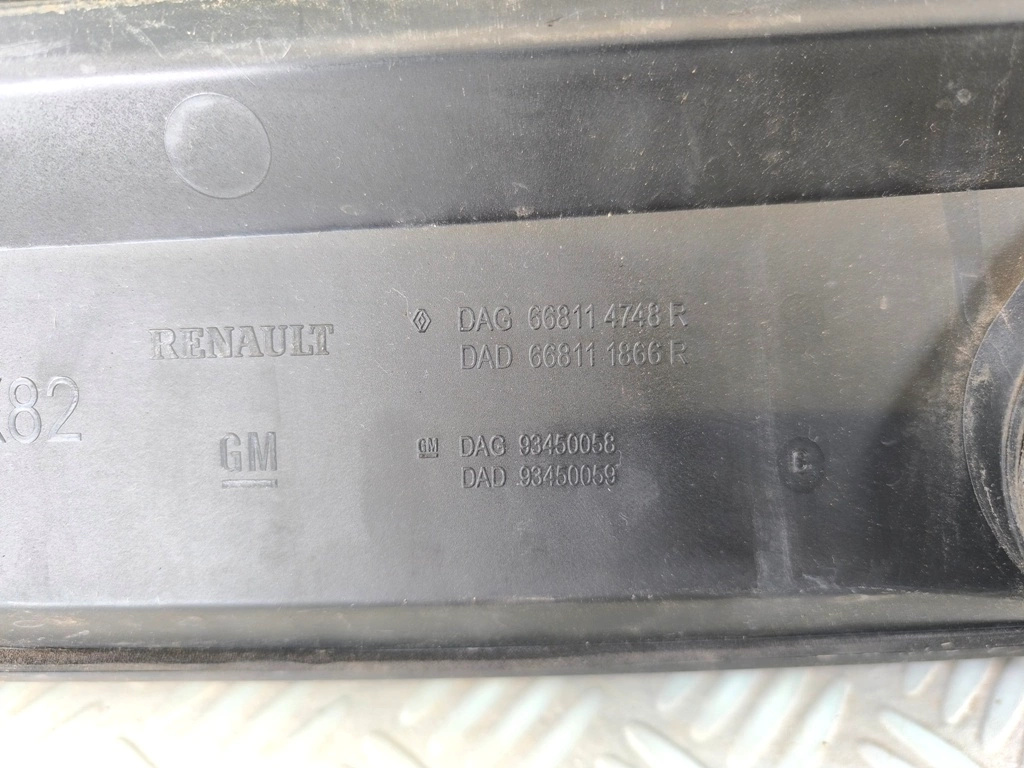 RENAULT TRAFIC III FIAT TALENTO OPEL VIVARO B PODSZYBIE GÓRNE EUROPA Numer katalogowy oryginału 668114748R , 93450058