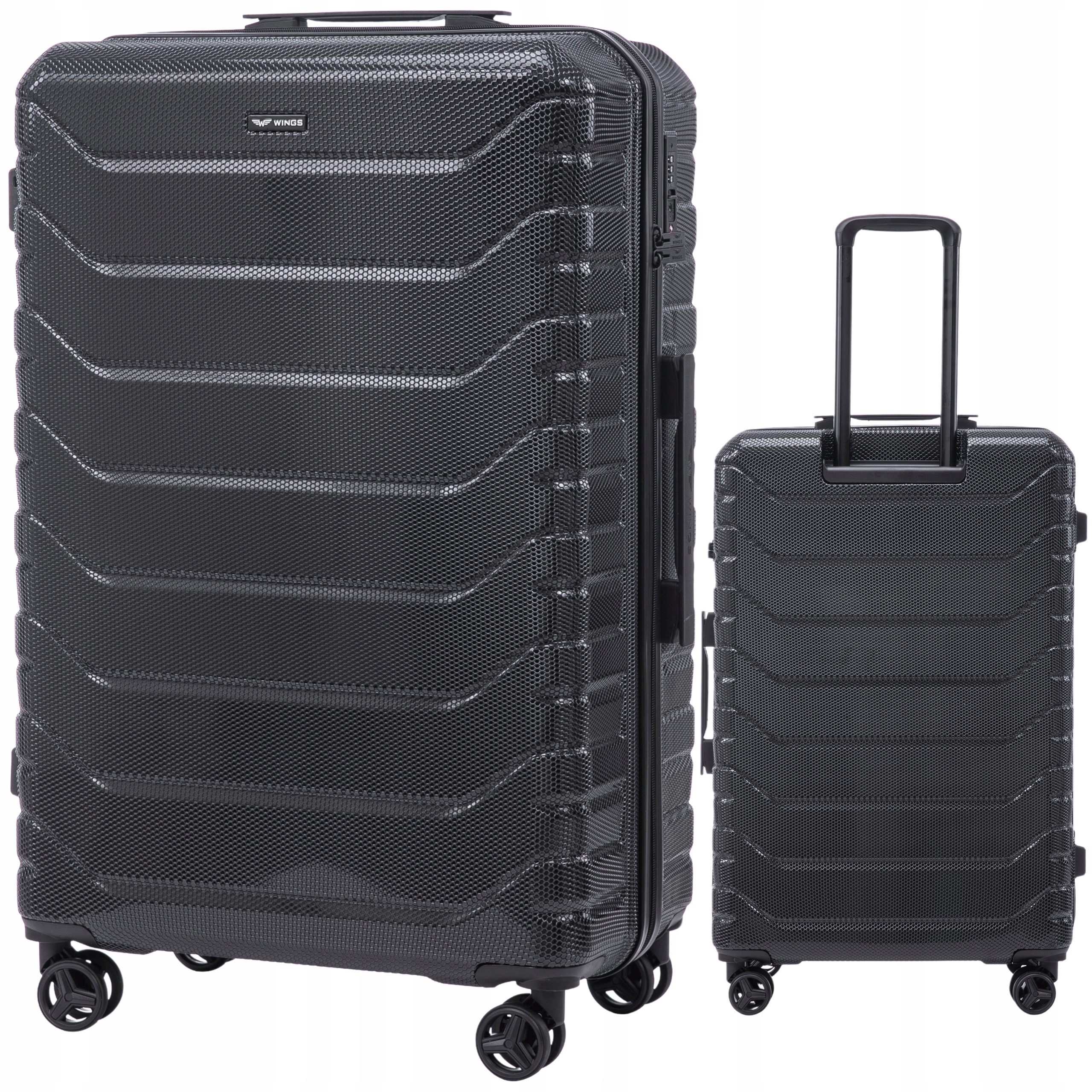 Velká cestovní taška XXL Wings Registrovaná taška do letadla Polycarbon