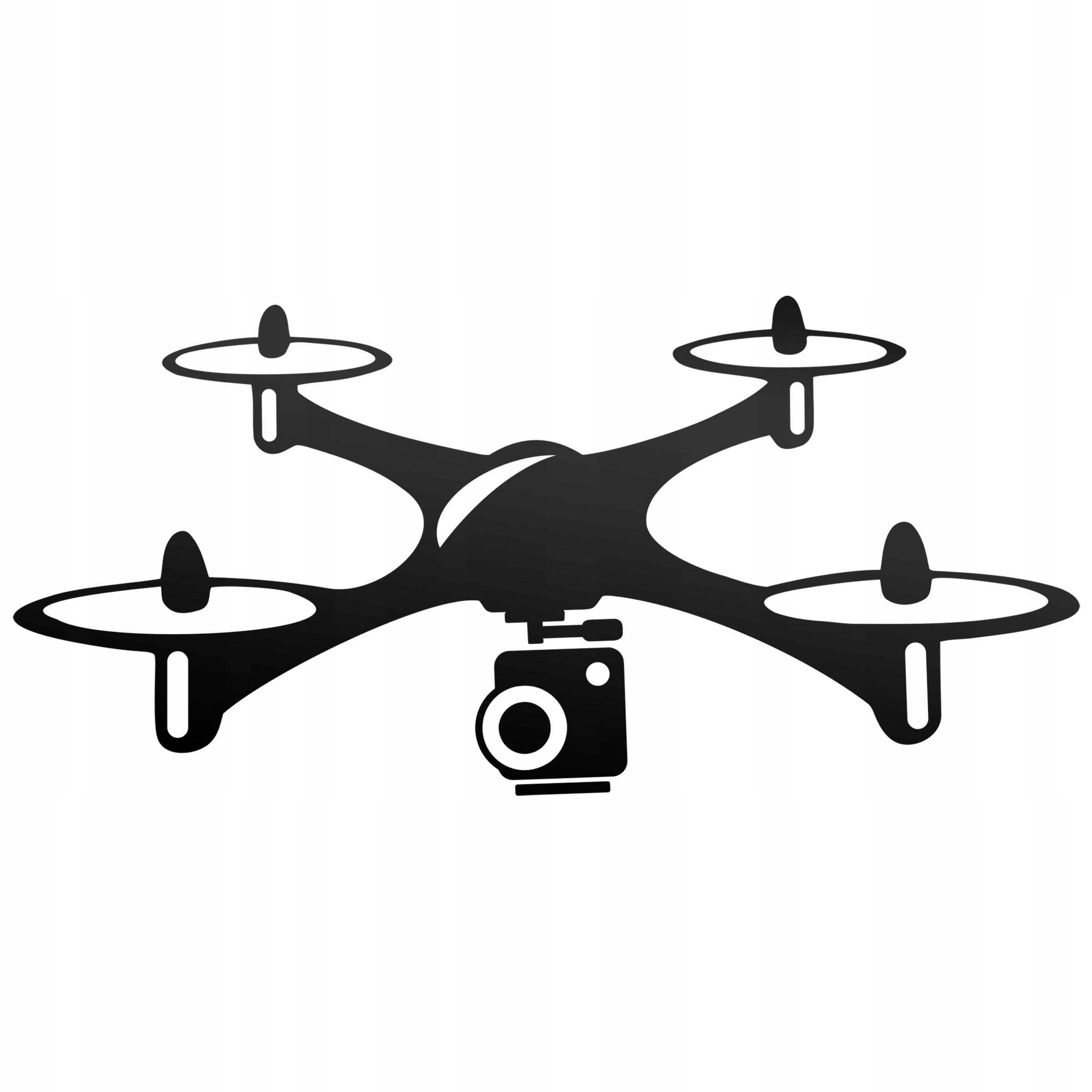 

Czarna Odblaskowa Naklejka Na Auto Wzór Dron Uav