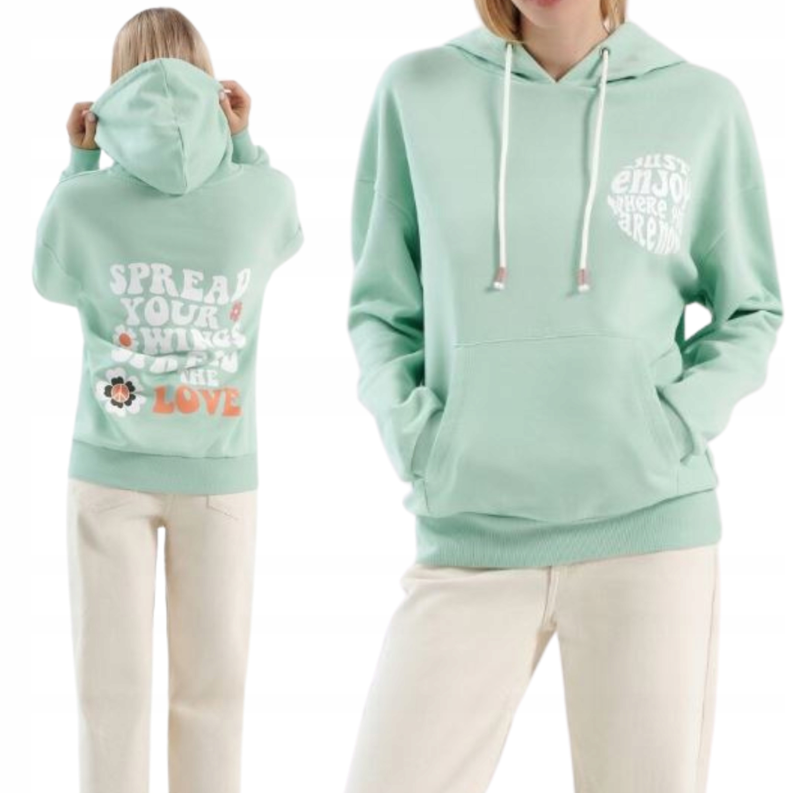 Dámská Bavlněná Mikina s kapucí 1783