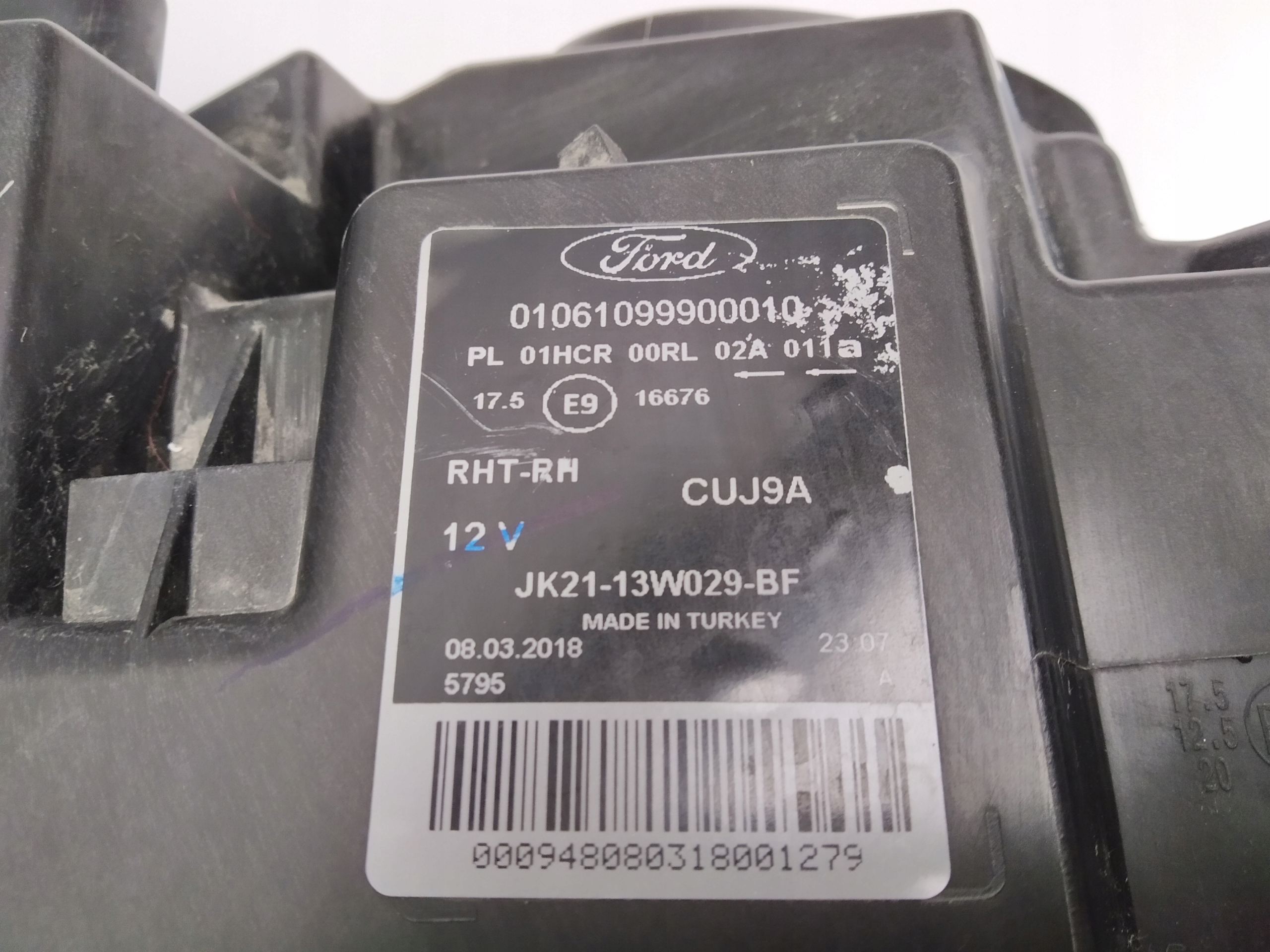 17r--- Ford Transit Custom lift reflektor light front right JK2113W029BF