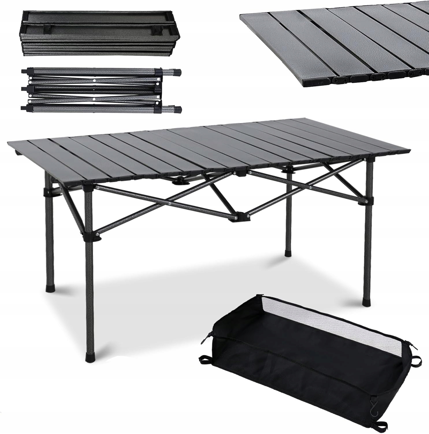 Skládací Stůl Turistický Stůl 96 X 55 CM Kempingový Piknik Dovolená