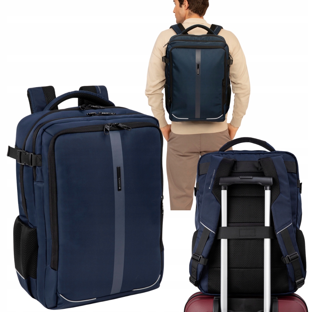 Batoh na notebook 15,6" vodotesný mestský, priestranný, 3-komorový