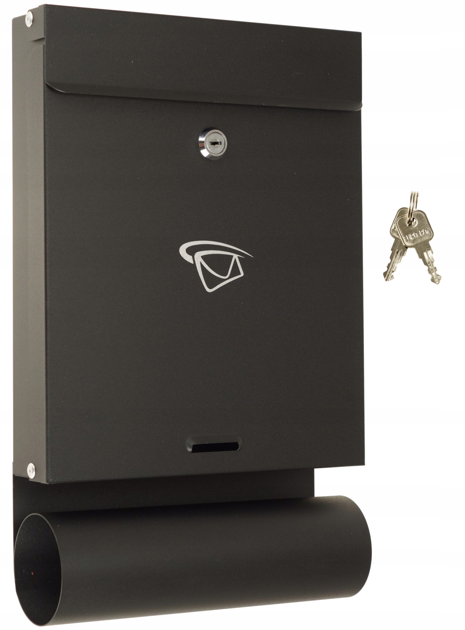 Poštovní Schránka Poštovní Vhazovačka 40 x 25 CM Velká Černá Polská