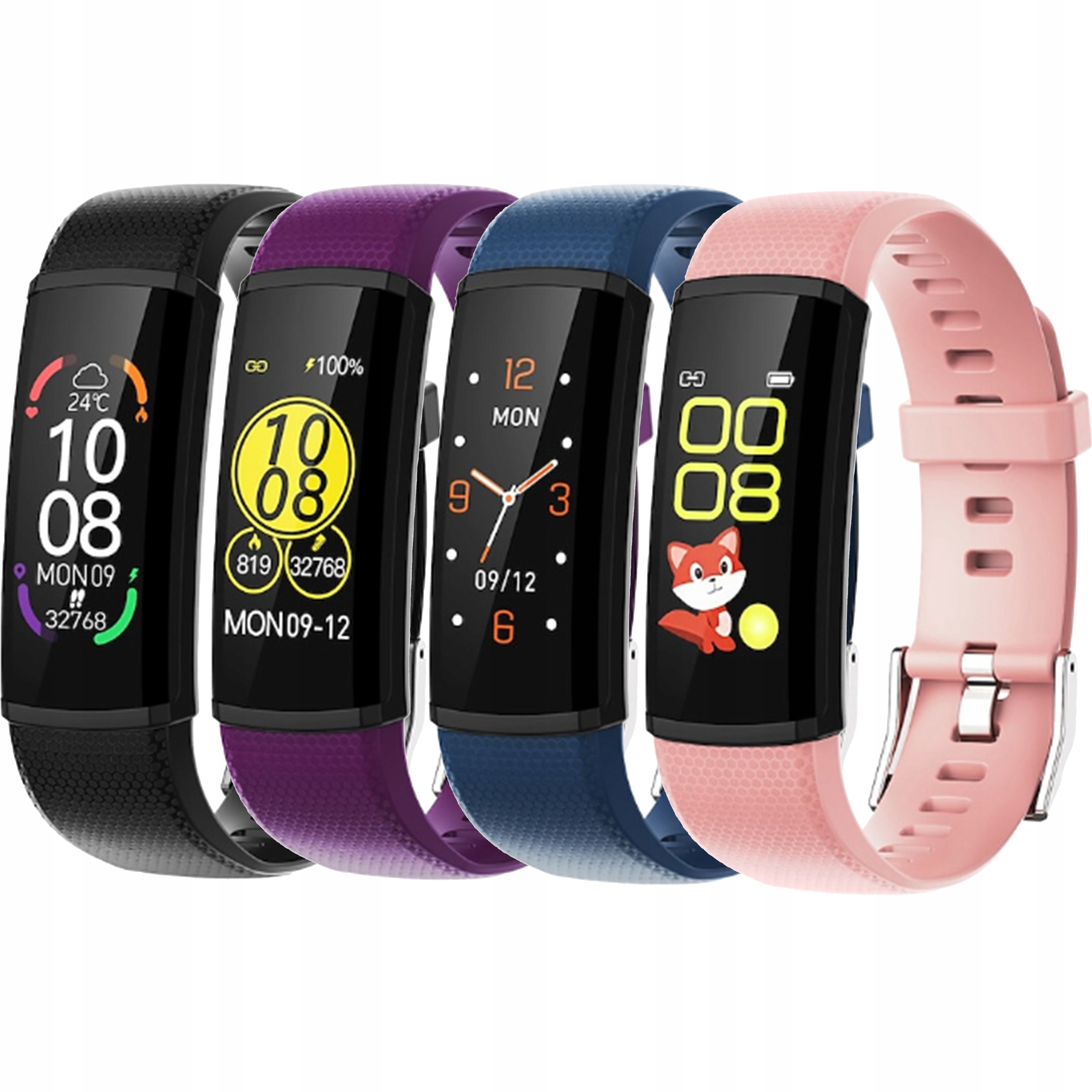 ZEGAREK SPORTOWY SMARTWATCH SMARTBAND OPASKA SPORT PULS PRO SMS FIT DAMSKI Wodoszczelność poniżej 20m = WR20