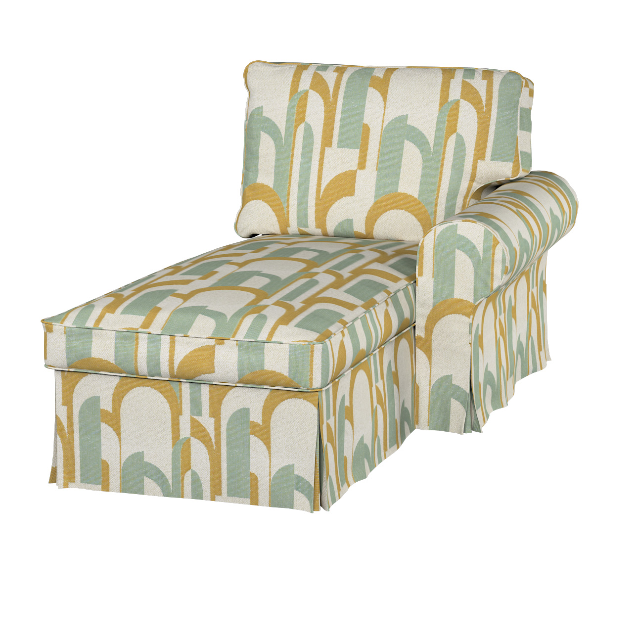 Poťah na ležadlo Ektorp pravý Ikea oranžový